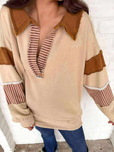 Load image into Gallery viewer, Falling Slowly Taupe Combo Top