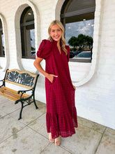 Load image into Gallery viewer, Know The Truth Burgundy Dress