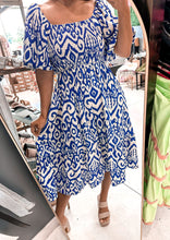 Load image into Gallery viewer, Give It A Go Dress Royal