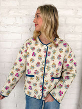 Load image into Gallery viewer, THML Floral Files Cream Jacket