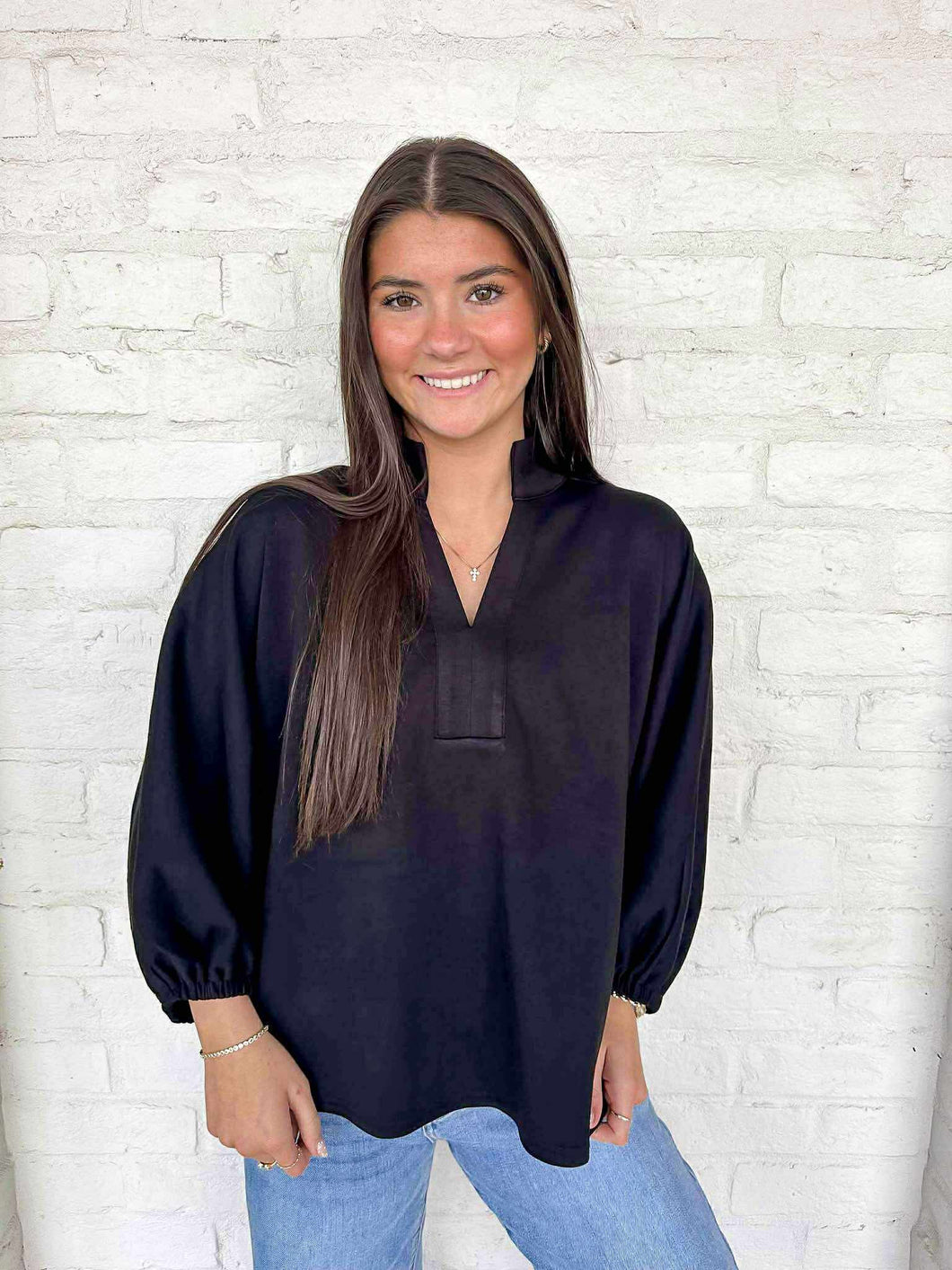 Choose A Side Black Top