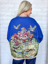 Load image into Gallery viewer, Queen Of Sparkles Multi Santa in the Swamp Sweatshirt