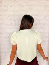 Load image into Gallery viewer, Treat Yourself Floral Cream Knit Top