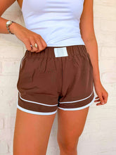 Load image into Gallery viewer, Easy Breezy Brown Athletic Shorts
