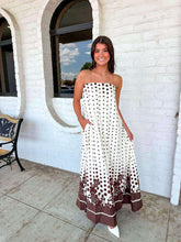 Load image into Gallery viewer, So Alive Maxi Ecru Brown Dress