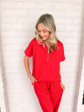 Load image into Gallery viewer, Eyes On You Ruby Pant Set