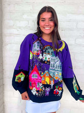 Load image into Gallery viewer, Queen Of Sparkles Purple Trick Or Treat Halloween Scene