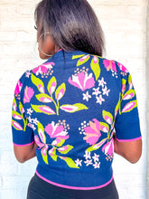 Load image into Gallery viewer, THML Floral Fuze Top