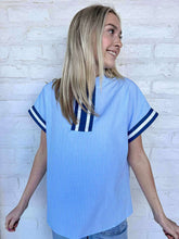 Load image into Gallery viewer, THML Counting The Days Blue Top