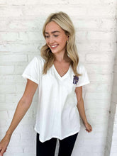 Load image into Gallery viewer, Sequin Cowgirl Boots Fringe Graphic Tee