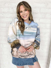 Load image into Gallery viewer, Queen Of Sparkles Multi Beach Scene Sweatshirt