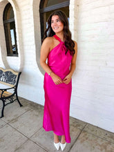 Load image into Gallery viewer, Sweet Like You Magenta Midi Dress