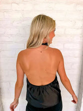 Load image into Gallery viewer, Hold Onto Memories Black Halter Top