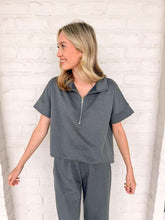 Load image into Gallery viewer, Eyes On You Charcoal Pant Set