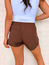 Load image into Gallery viewer, On The Go Brown Shorts