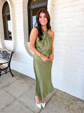 Load image into Gallery viewer, Sweet Like You Light Olive Midi Dress