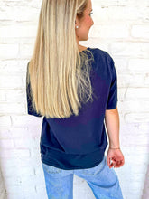 Load image into Gallery viewer, Soft And Comfy Navy Top