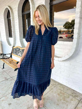 Load image into Gallery viewer, Know The Truth Navy Dress