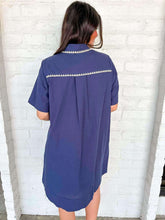Load image into Gallery viewer, Spring Fling Navy Dress