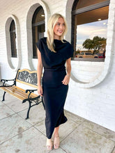 Load image into Gallery viewer, Save This Feeling Black Dress