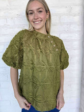 Load image into Gallery viewer, THML Give Me A Minute Green Top