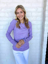 Load image into Gallery viewer, Even Then Lavender Top