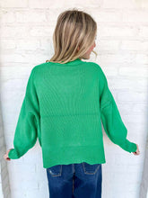 Load image into Gallery viewer, Dedicate My Time Kelly Green Sweater Top