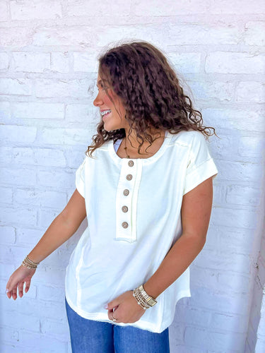 Here For Now Ivory Top