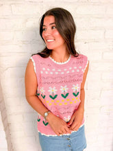 Load image into Gallery viewer, Loyal Keeper Floral Pink Top