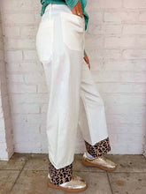 Load image into Gallery viewer, Leopard And Wild White Pants