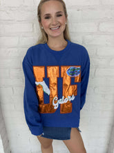 Load image into Gallery viewer, Queen Of Sparkles Florida Metallic Icon Sweatshirt