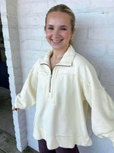 Load image into Gallery viewer, Cozy Minded Ivory Sweatshirt
