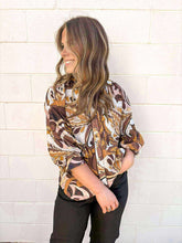 Load image into Gallery viewer, Figure You Out Brown Top