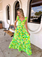 Load image into Gallery viewer, Tropics And All Green Dress