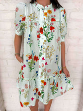 Load image into Gallery viewer, Future Of The New Floral Mint Dress