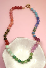 Load image into Gallery viewer, Stacy-D Natural Stone Green Mix Necklace