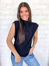 Load image into Gallery viewer, Knit To Be Black Top