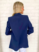 Load image into Gallery viewer, Set Ablaze Navy Blazer