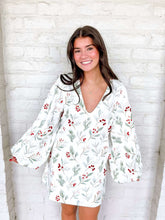 Load image into Gallery viewer, Queen Of Sparkles White Holly Cotton Dress