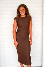 Load image into Gallery viewer, Classy And Sassy 2.0 Brown Dress
