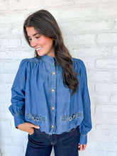 Load image into Gallery viewer, The Pretty Please Light Denim Top
