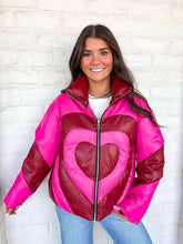 Load image into Gallery viewer, Hearts Eyes Hot Pink Jacket