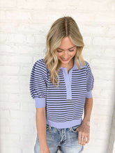 Load image into Gallery viewer, Stripe Bliss Lavender Top