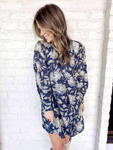 Load image into Gallery viewer, Under Pressure Navy Dress