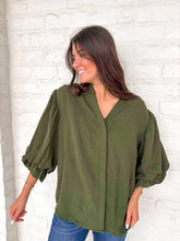 Load image into Gallery viewer, Anything and Everything Olive Top