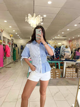 Load image into Gallery viewer, Loud Cheer Blue Top