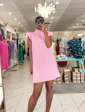 Load image into Gallery viewer, Blushing Gingham Dress Pink