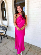 Load image into Gallery viewer, Sweet Like You Magenta Midi Dress