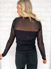 Load image into Gallery viewer, Forgive Me Not Black Top