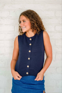 Keep The Style Navy Top